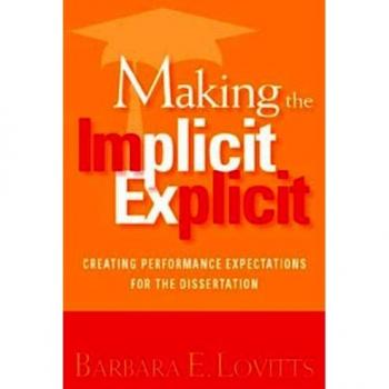 Making the Implicit Explicit: Creating Performance Expectations for the Dissertation
