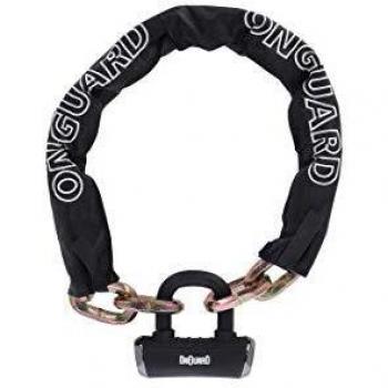 Candado Cadena Onguard Beast X 110 cm Acero Endurecido Alta Seguridad Resistente a Cortes para Bicicleta Urbanas