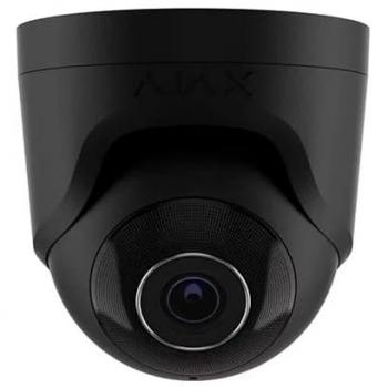 Cámara IP Ajax TurretCam 8MP 2.8mm Ultra HD 4K con IA y Visión Nocturna 50m PoE Negra