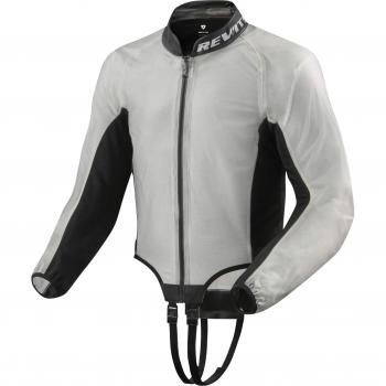 Chaqueta Impermeable Rev'it Trackmaster H2O Transparente-Negro Talla M