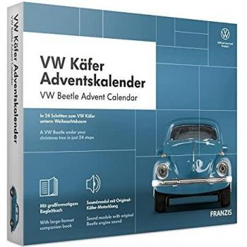 Calendario de Adviento VW Escarabajo 2020 - Kit de ensamblaje azul para mayores de 14 años