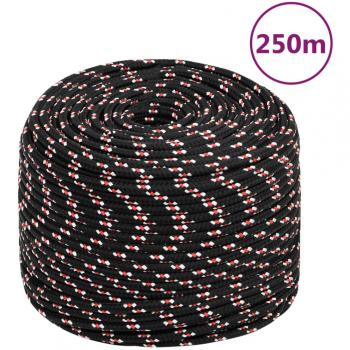 Cuerda de trabajo polipropileno negra 8 mm 250 m