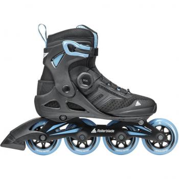 Rollerblade Macroblade 84 BOA W Black/Powder Blue 40,5 Patines en línea Mujer