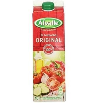 Alvalle - Gazpacho Original, 100% ingredientes naturales - 1l