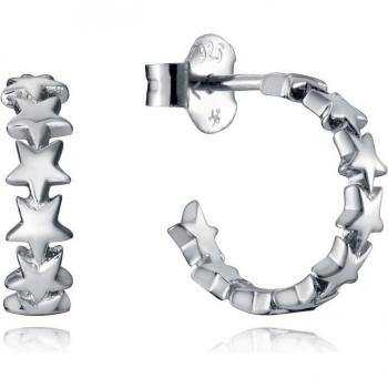Pendientes Viceroy Trend de plata con baño de oro con motivos de estrella