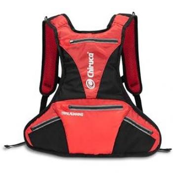 Mochila Trail Running Chiruca 5L Sintética Roja Talla L