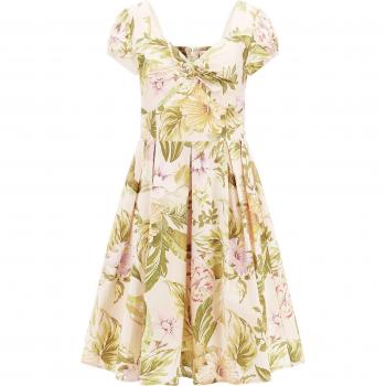 Guess Floral Print Dress - Women's flared cotton dress, Karida style, multicolor, size S