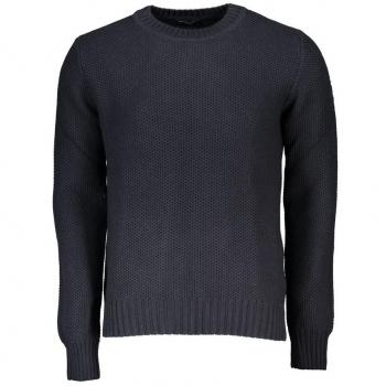 North Sails Eco-friendly Blue Crewneck Sweater - Round-neck Knitwear, Male, Black, Size: S