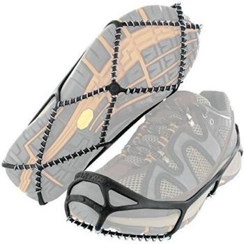 Yaktrax Walker - Sistema de tracción para nieve y hielo, color negro, talla M