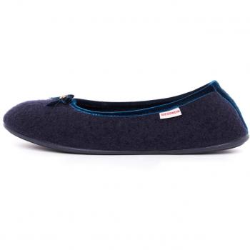 Pantuflas Giesswein Hohenau para mujer, cómodas y cálidas en color océano, tallas 36 a 41