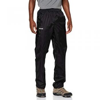Regatta Men's Stormbreak Waterproof Rain Pants - Black - Size Small