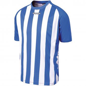 Kappa Barletta SS - Camiseta de equipación para hombre, color azul náutico / blanco, talla XXXL
