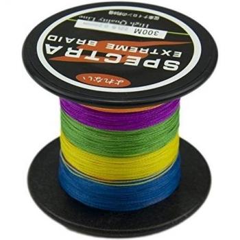 V-BLUE 300M Sedales Trenzado Hilo para Pesca 100% Poliéster