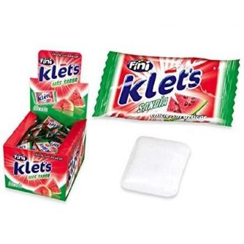 CHICLE KLET´S SANDIA FINI SIN AZUCAR 200 UNIDADES -SIN GLUTEN