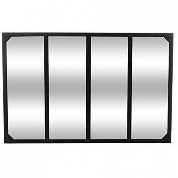 Espejo industrial 'Lola' negro 116 x 76 cm - Atmosphera Créateur D'Intérieur
