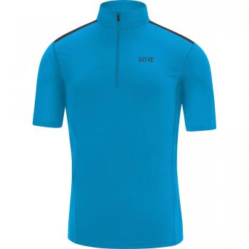 GORE WEAR R5 Camiseta de running de manga corta para hombre, XL, azul