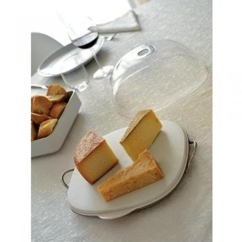 Alessi AMMI11 W - Bandeja para queso, color blanco