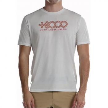 Camiseta de montaña +8000 Usame Marfil Hombre