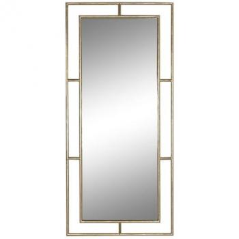 Espejo de pared Home ESPRIT Dorado Cristal Hierro Moderno 96 x 5 x 208 cm