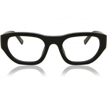 Marni Laamu Atoll Classic Havana Asian Fit AOE Gafas Recetadas para Mujer Negras 53 Lentes