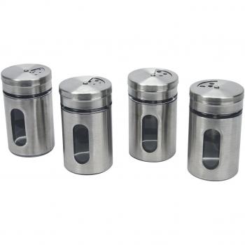 Equinox 503059 - Juego de 4 tarros para especias