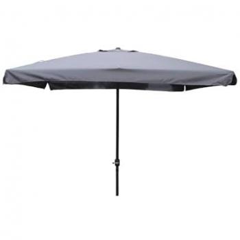 Sombrilla Cuadrada Inclinable 2.95 x 2.95 m Gris Palerme