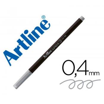 Rotulador Artline Supreme EPFS200 Fine Liner Punta de Fibra Gris Claro 0,4 mm