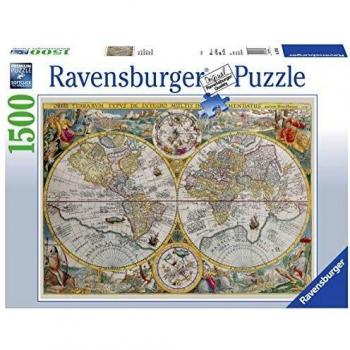 Ravensburger - Mapamundi histórico, Puzzle de 1500 Piezas
