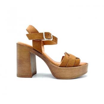 Sandalias de Mujer Rivera 922 Cuero en color marrón