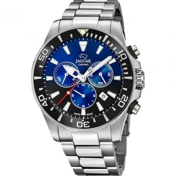 Reloj para Hombre Jaguar Executive J861/8 de Acero Plateado con Esfera Azul