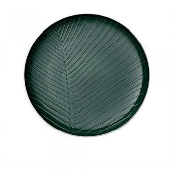 Villeroy & Boch It'S My Match Plato Leaf, 24 cm, Porcelana Premium, Verde