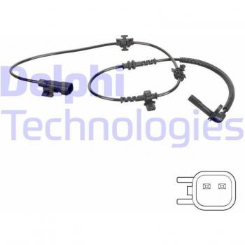 Sensor de ABS DELPHI SS20773, tipo: Sensor de velocidad de la rueda, características: compatible con sistemas de frenos antibloqueo (ABS), diseño específico para vehículos, alta precisión en la medición de velocidad, fácil instalación
