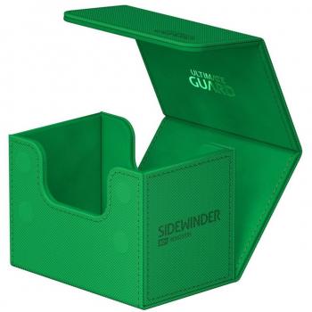 Ultimate Guard Sidewinder 80+ XenoSkin Monocolor Green Card Case