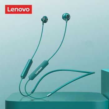 Lenovo Thinkplus SH1 Auriculares Inalámbricos Bluetooth 5.0 con Micrófono, Tipo Neckband, Color Negro, Diseño Deportivo