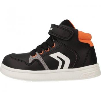 Zapatillas Botines Niño Geox B Djrock Boy Negro