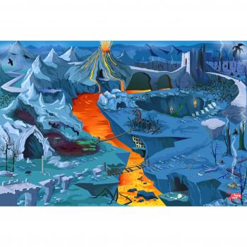 Le Toy Van - Alfombra para Juegos, diseño de volcanes