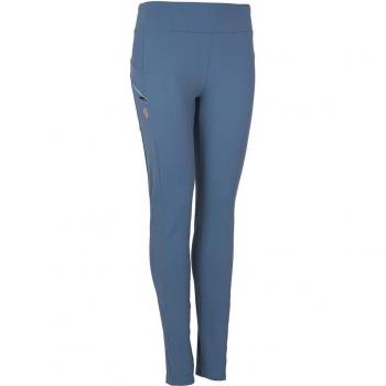 Pantalón Coolsha Ternua para mujer, malla larga interior, color azul, talla M