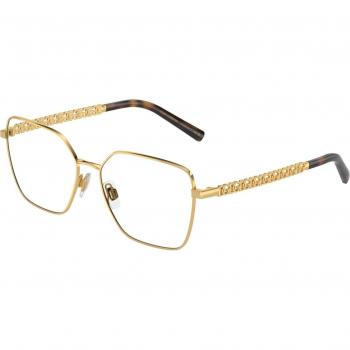 Dolce & Gabbana DG1351 02 Women’s Eyeglasses Gold Size 56 - Blue Light Block Available