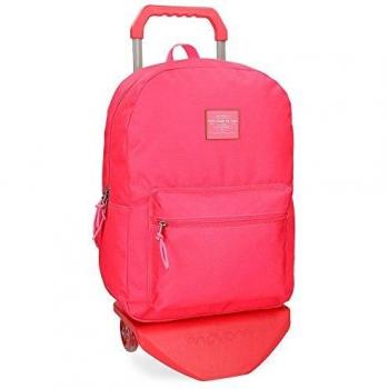 Pepe Jeans Cross Mochila con Carro Rosa 32x44x15 cms Poliéster 21.12L