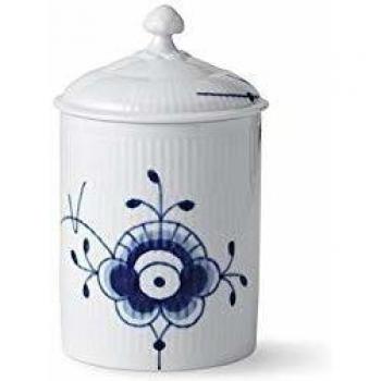 Bote con tapa Blue Fluted mega 16 cm