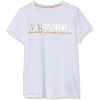 NAME IT Nkfjima SS Reg Top Camiseta, Blanco Bright White, 146