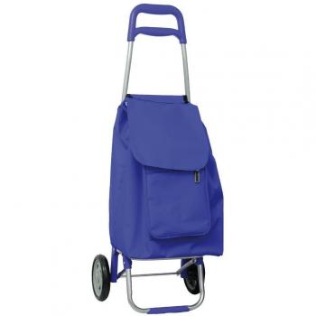 MAURER 5151005 Carro de Compra Azul 2 Ruedas 45 litros, Metal