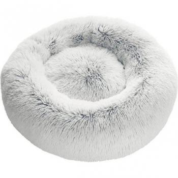 Cojín para Mascotas Hunter Loppa Blanco 50 cm, Cama para Perros y Gatos