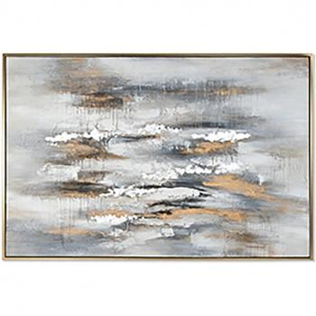 Cuadro lienzo ps 187x3,8x126 abstracto para decoración moderna del hogar