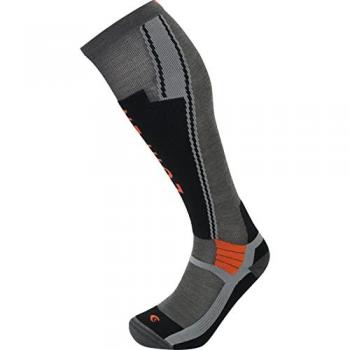Lorpen Calcetines T3 Ski Light Gris, tipo: calcetines de esquí, características: diseño ligero, colores gris, negro y naranja, talla L