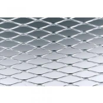 Rejilla delantera Simoni Racing GSA/3 de aluminio plateado