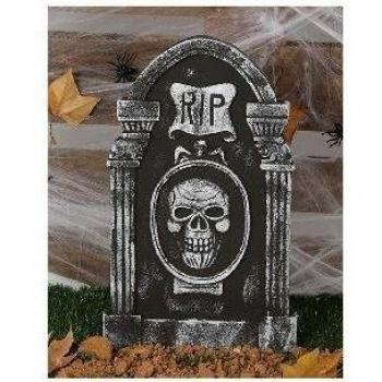 Lápida Decorativa de 50x30 cm para Halloween