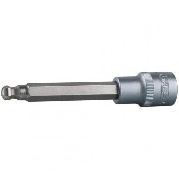 Llave de Cubo 1/2 con Punta Hexagonal y Cabeza Esférica, Larga, 17mm - KS Tools 911.1667
