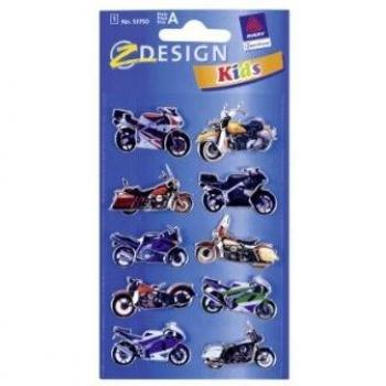 Avery Pegatinas 3D Motocicletas