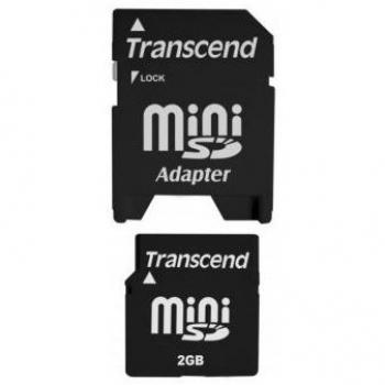 Tarjeta de Memoria Mini SD 2GB Clase 10 con Adaptador SD